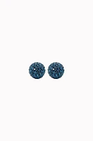 8mm Sparkle Ball Earrings