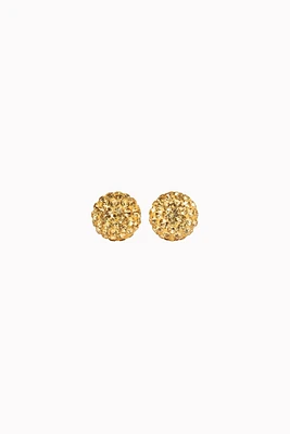8mm Sparkle Ball Earrings