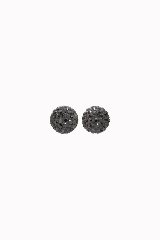 8mm Sparkle Ball Earrings