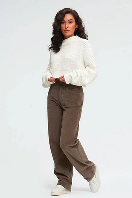 Corduroy Wide Leg Pants