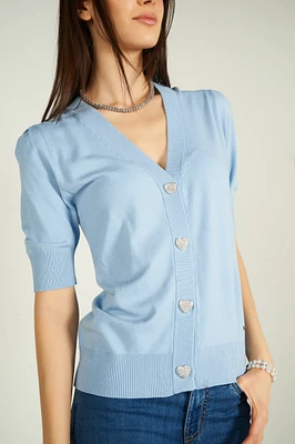 Cardigan à manches courtes - LYNDA-Y1 (E-B8)