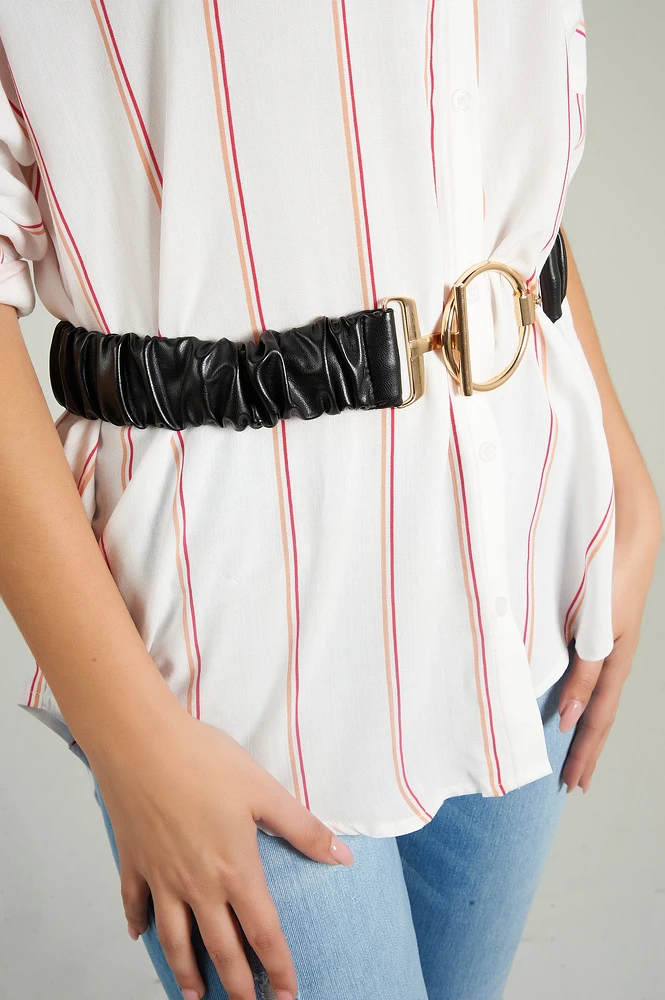 Ceinture élastique à boucle ronde - B800