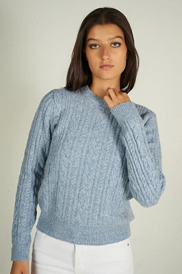 Cable-knit sweater - MAGNOLIAN (E-C12)