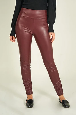 Pantalon à enfiler en faux cuir - MARIAN-X2 (E-C10) VENTE FINALE