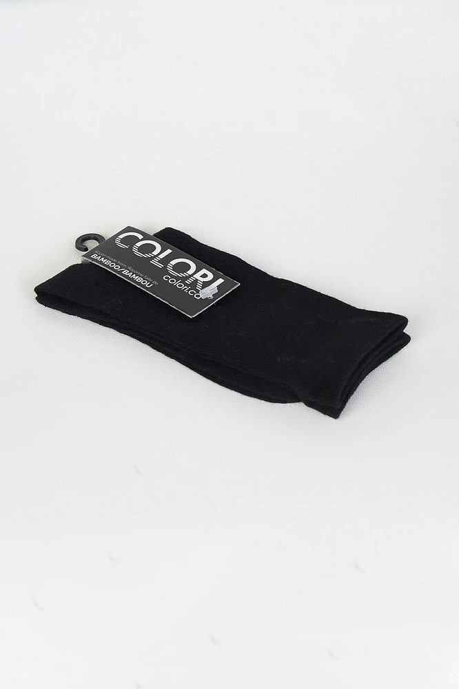 Chaussettes noires en bambou - BAM9-11 - VENTE FINALE