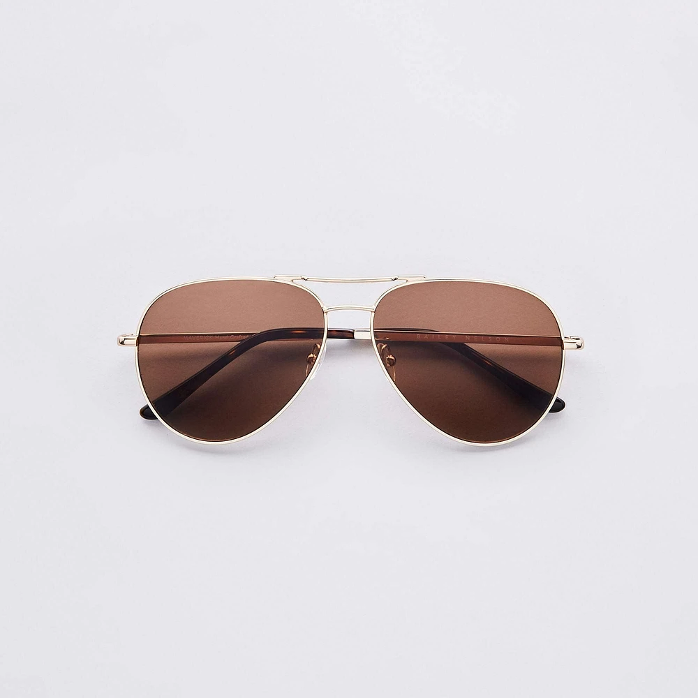 Maverick Sunglasses - Gold 
