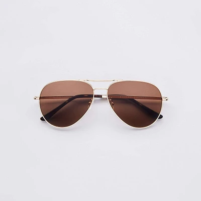 Maverick Sunglasses - Gold 