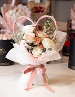 Blushing Heart - Fresh Flowers
