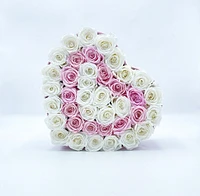 Suede Signature Heart Box