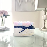 Suede Signature Heart Box