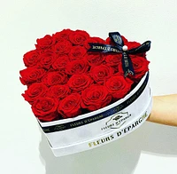 Suede Signature Heart Box