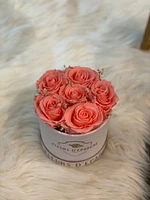 Luxe Round Rose Bucket