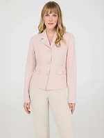 3-Button Notch Collar Blazer