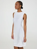 Robe fourreau à motifs sans manches