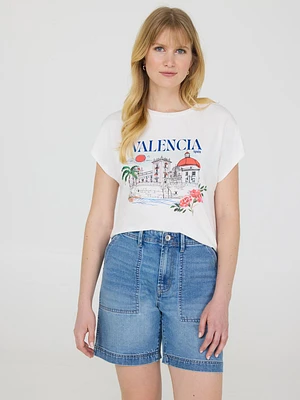 T-shirt graphique « Valencia »