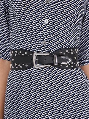 Studded Wide Belt