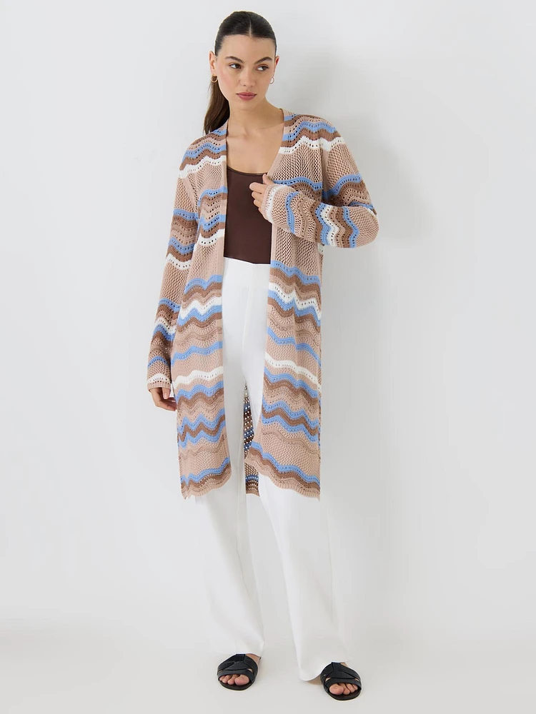 Long Crochet Cardigan