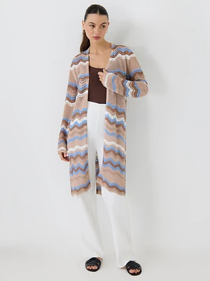 Long Crochet Cardigan