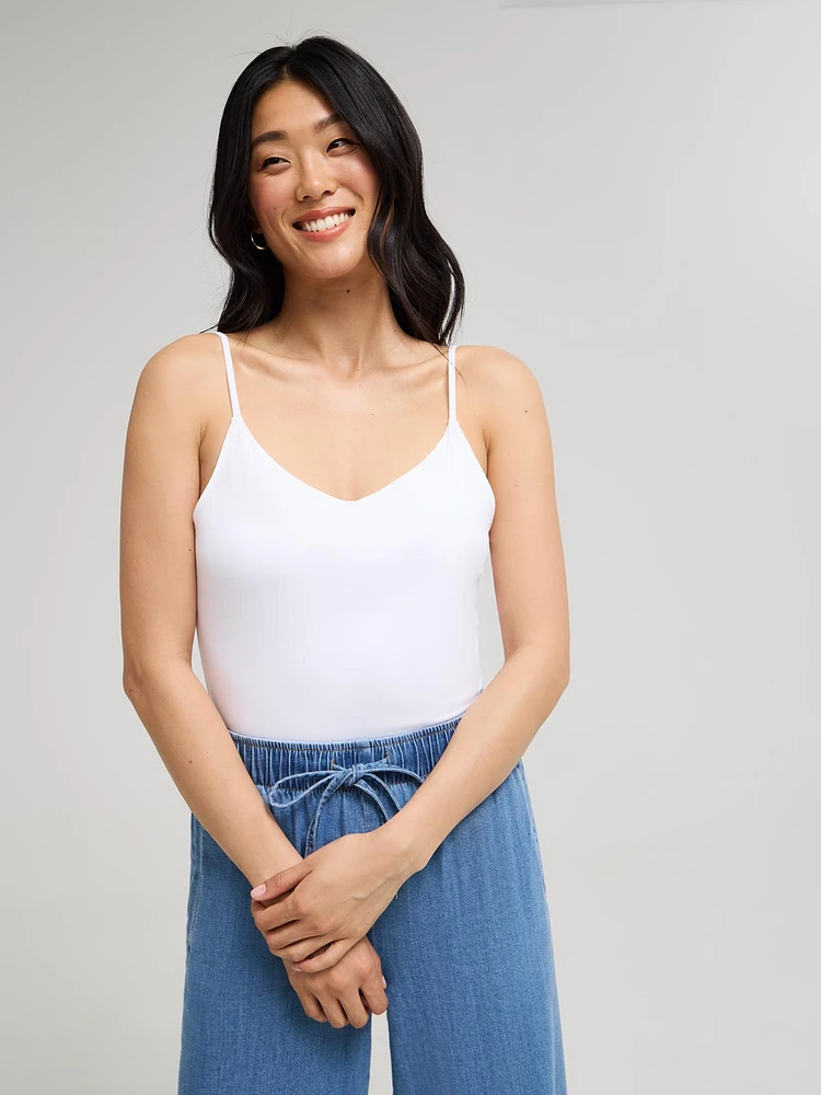 Double Layer V-Neck Tank Top