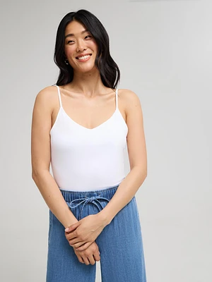 Double Layer V-Neck Tank Top
