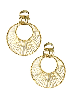 Statement Wire Hoop Earrings