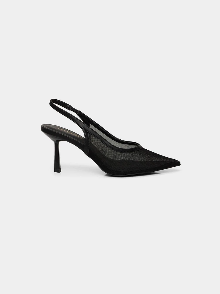 Mesh Slingback Pump