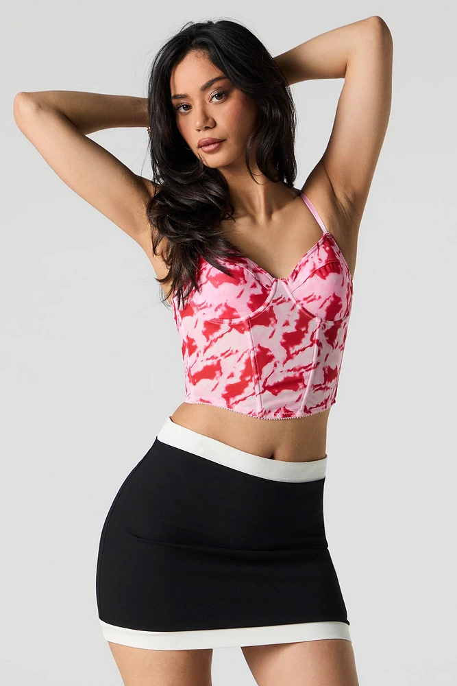 Camisole corset en filet