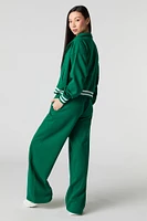 Active Striped Waist Fleece Sweatpant