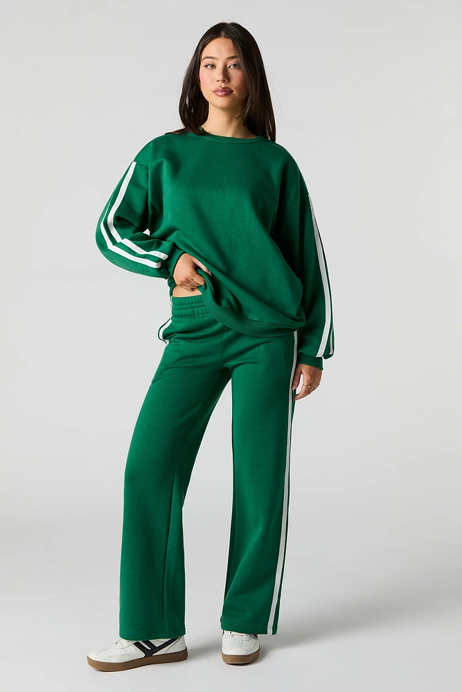 Side Striped Fleece Sweatpant