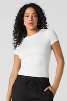 T-shirt ras du cou profilé