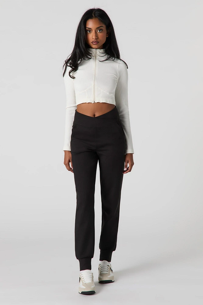 Soft Foldover Waist Jogger
