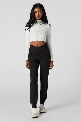 Soft Foldover Waist Jogger