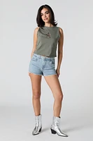 Graphic Cropped Tank