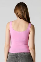 Solid Scoop Neck Tank