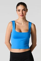 Contour Square Neck Tank with Built-In Cups
