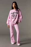 Playboy Graphic Flare Fleece Sweatpant