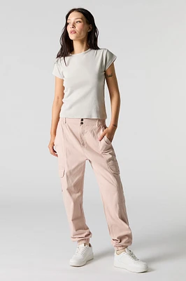 Jogger cargo avec patte de boutonnage double