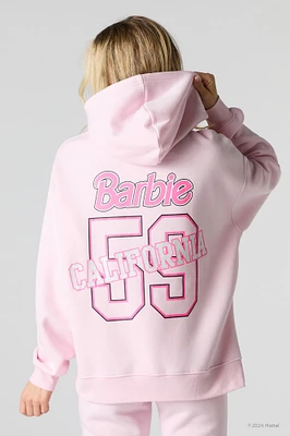 Barbie™ Chenille Embroidered Fleece Hoodie