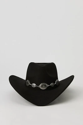 Medallion Chain Cowboy Hat