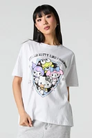 Hello Kitty & Friends Graphic Boyfriend T-Shirt