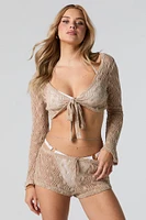 Short couvre-maillot crocheté