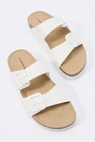 Platform Double Buckle Sandal
