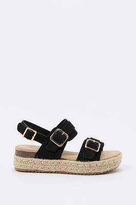 Buckled Espadrille Sandal