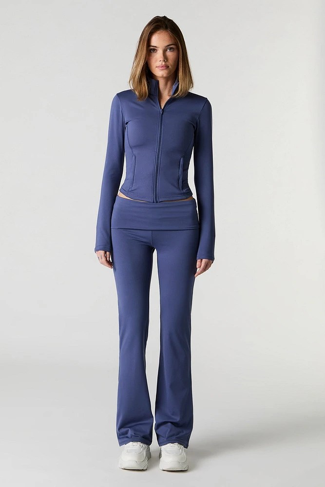Active Foldover Waist Flare Pant