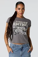 Limited Edition Graphic Fitted T-Shirt