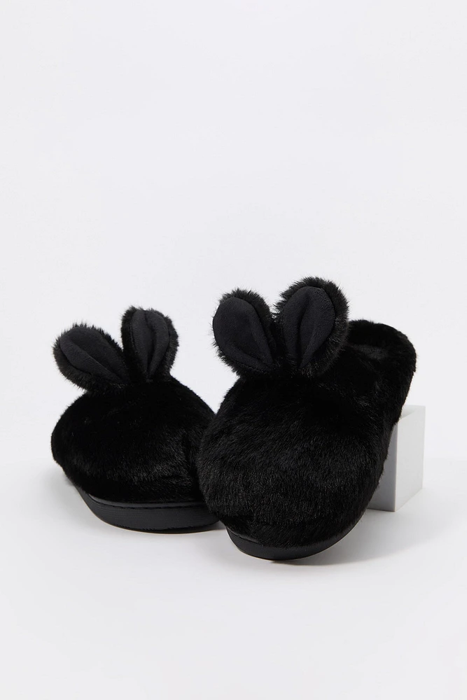 Faux Fur Bunny Slippers