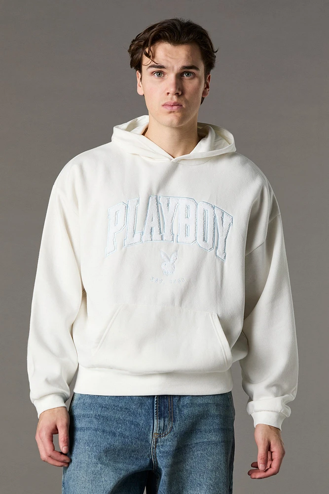 Playboy Chenille Embroidered Fleece Hoodie