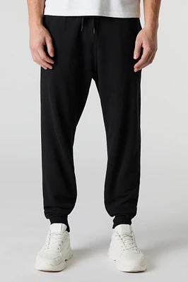 Jogger en molleton uni