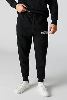 Jogger en molleton avec motif brodé Self Made Legend