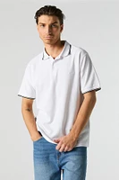 Polo avec motif brodé